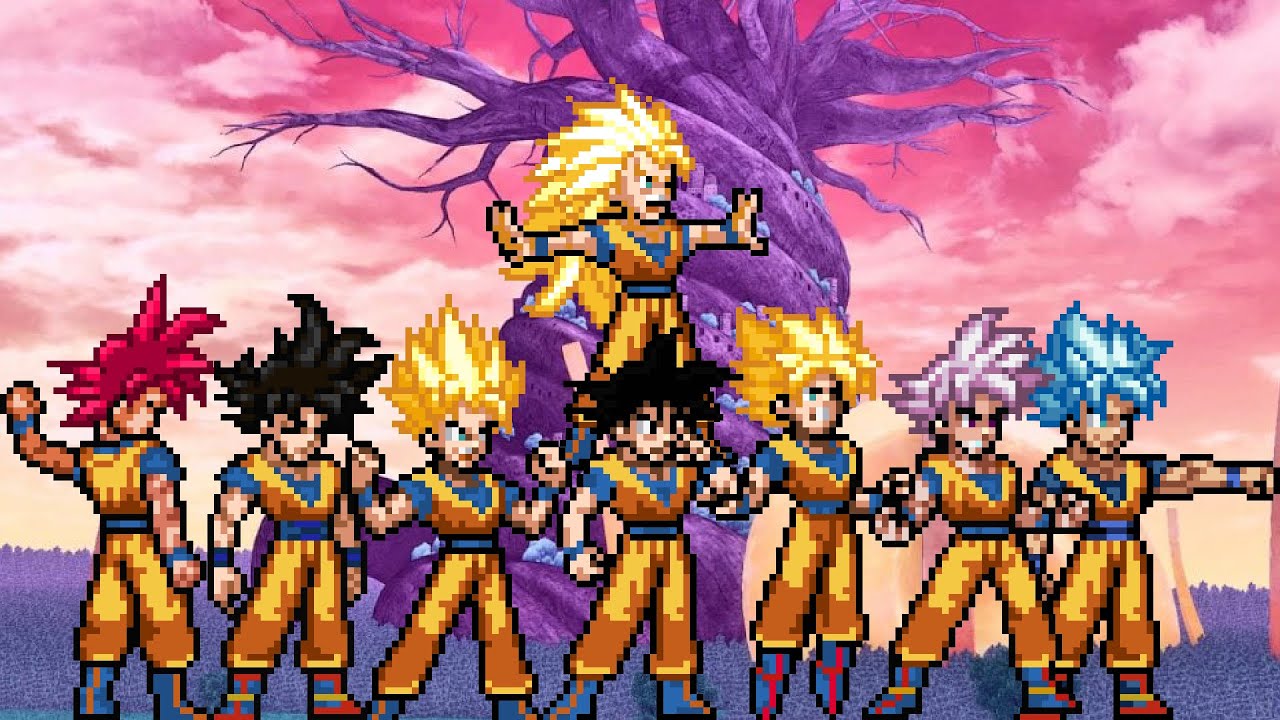 Edit char ULTIMATE GOKU JVL OP mugen jus,Edit by jhoy