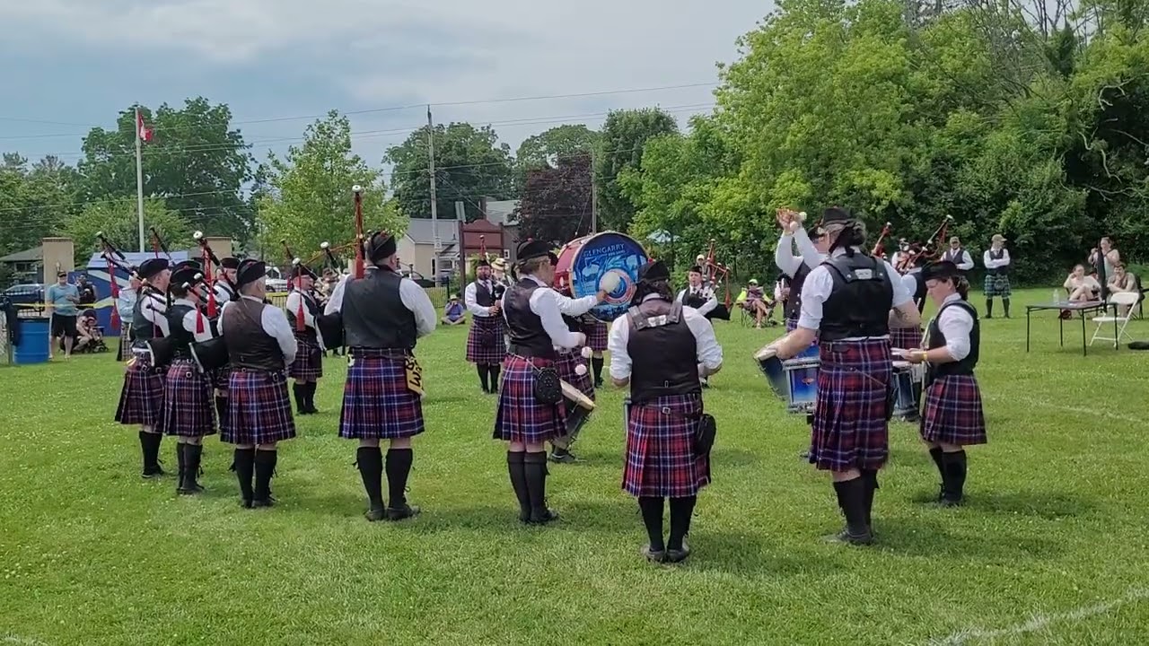 Glengarry Pipe Band | Grade 3 Medley | Northumberland Highland Games 2025