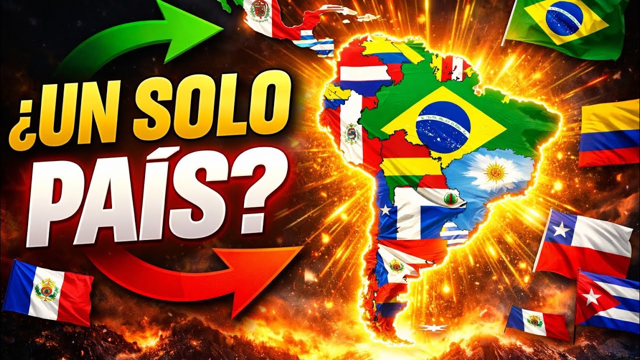 ¿Qué pasaría si toda Latinoamérica se uniera en un solo país? 🌎🔥