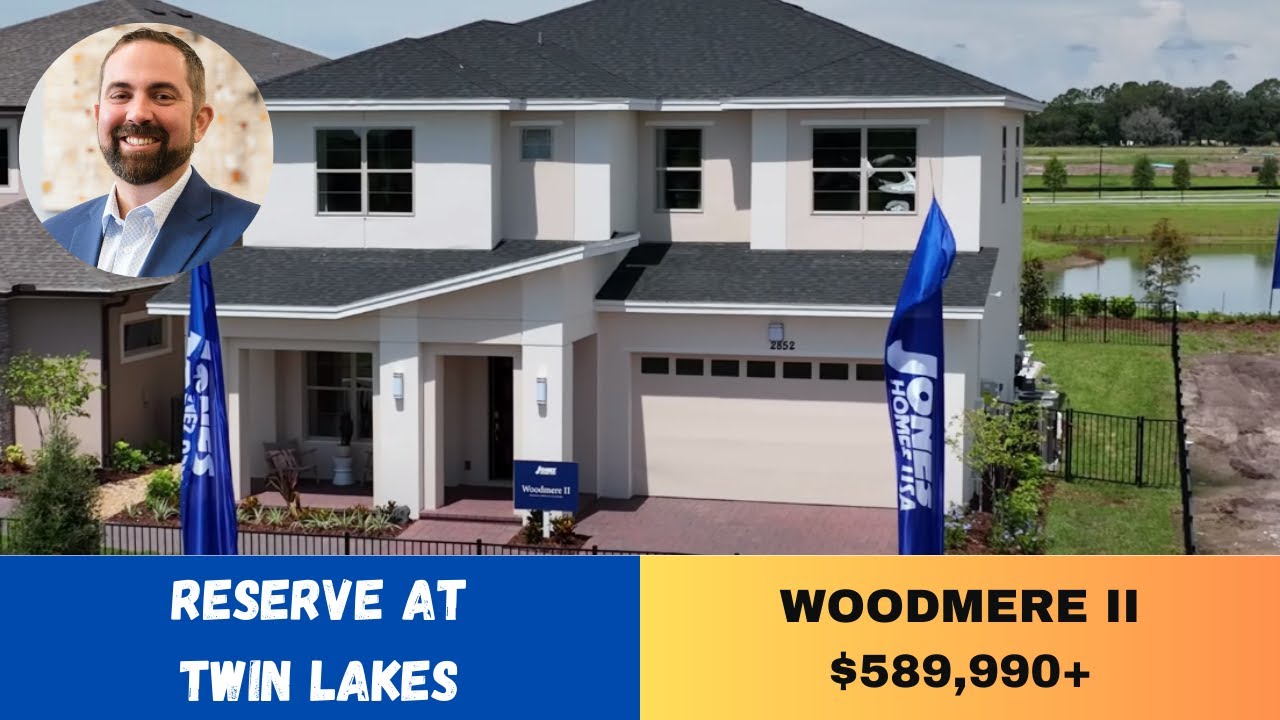 Jones Homes, Reserve at Twin Lakes, Woodmere II Model, St Cloud, Florida