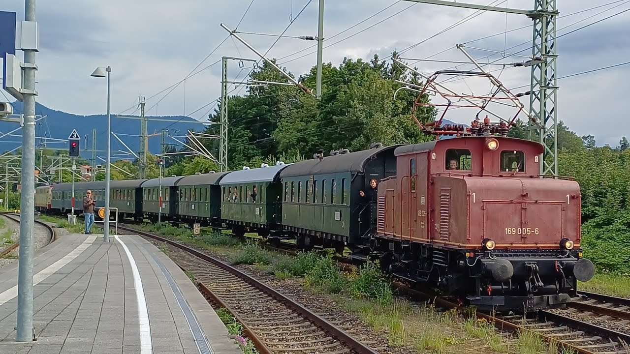 BR 169 005 + BR 111 213 mit Sonderzug auf der Werdenfelsbahn