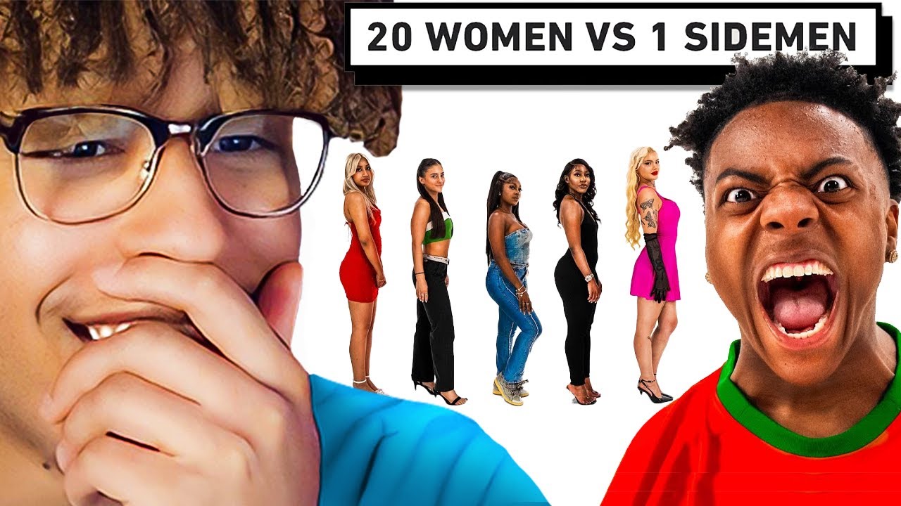New Rizz God!?? 20 WOMEN VS 1 SIDEMEN ISHOWSPEED EDITION