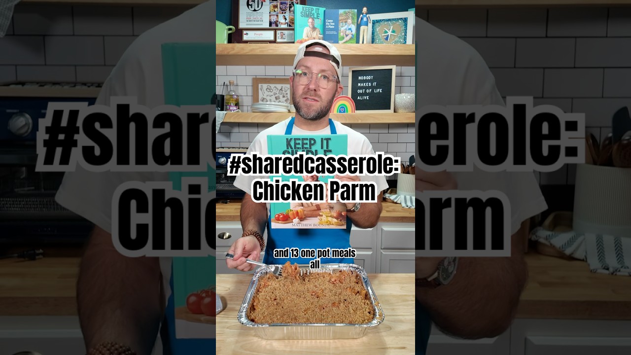 Day 13 of our #sharedcasserole series is #chickenparm #casserole #rotisseriechicken #cooking #easy