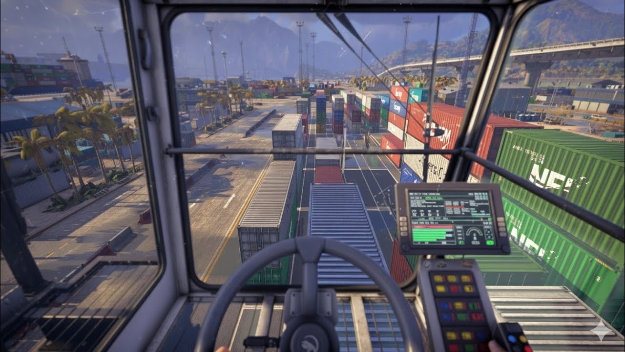 Handling Port Cranes |  DOCKED Early access Gameplay | docked gameplay part 1