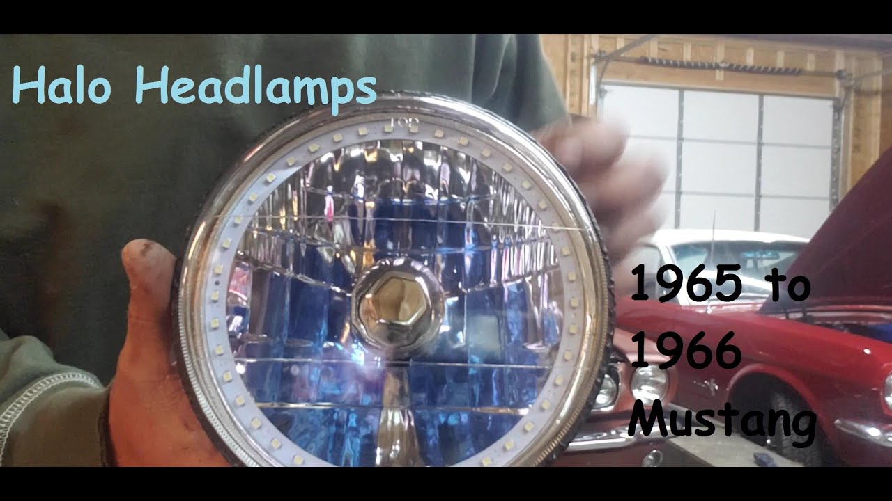 1965 to 1966 Mustang Halo Headlights