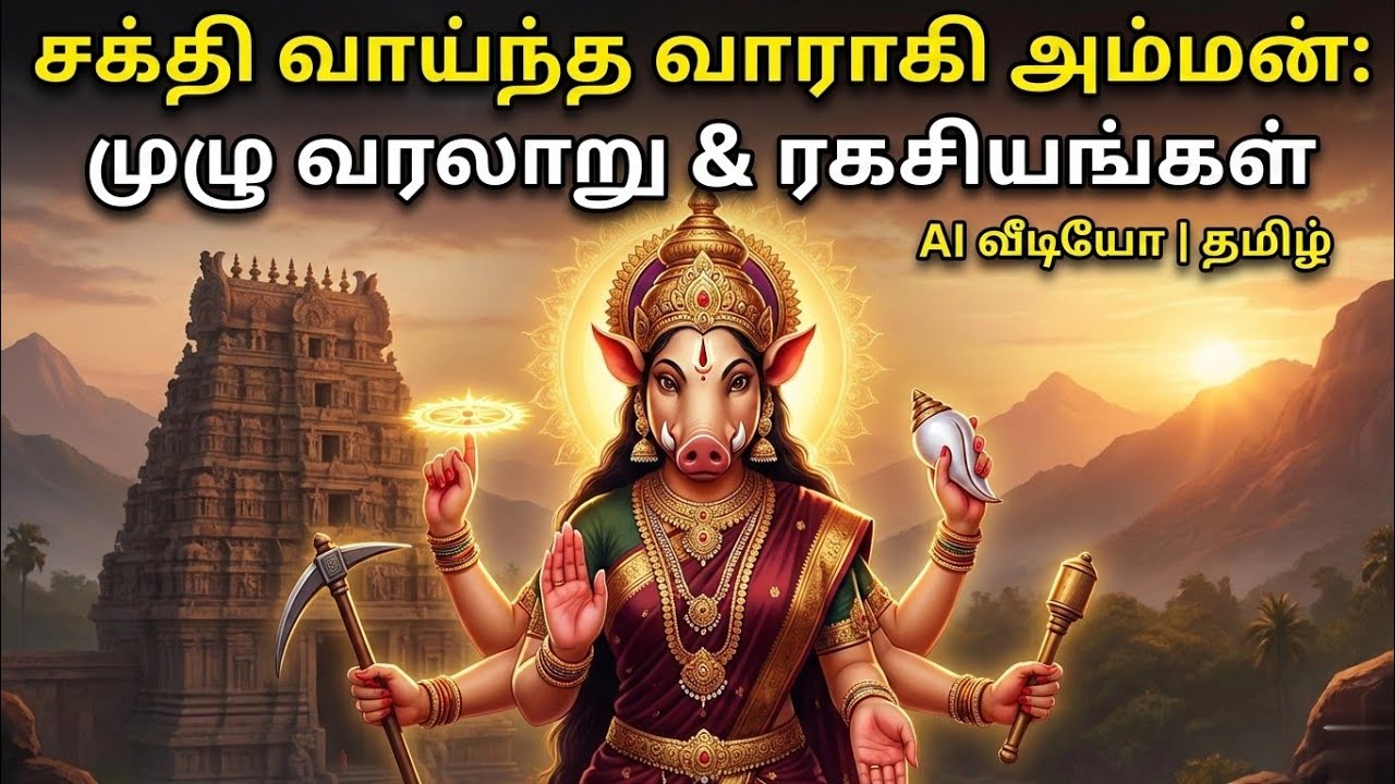 வாராகி தோன்றியது எப்படி |Varahi Amman History & Power in Tamil (AI Video)