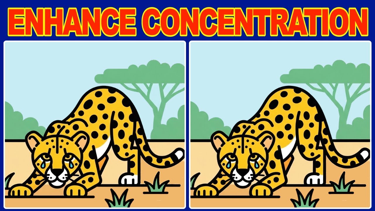 Genius Level Spot the Difference: Only 1% Can Solve! (10-Minute Brain Workout)