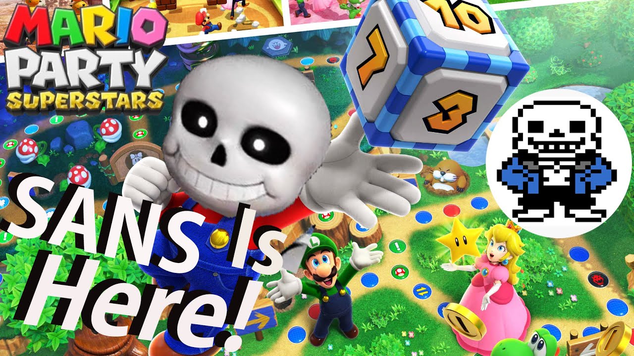 What happened if Sans Join Mario Party Superstar?