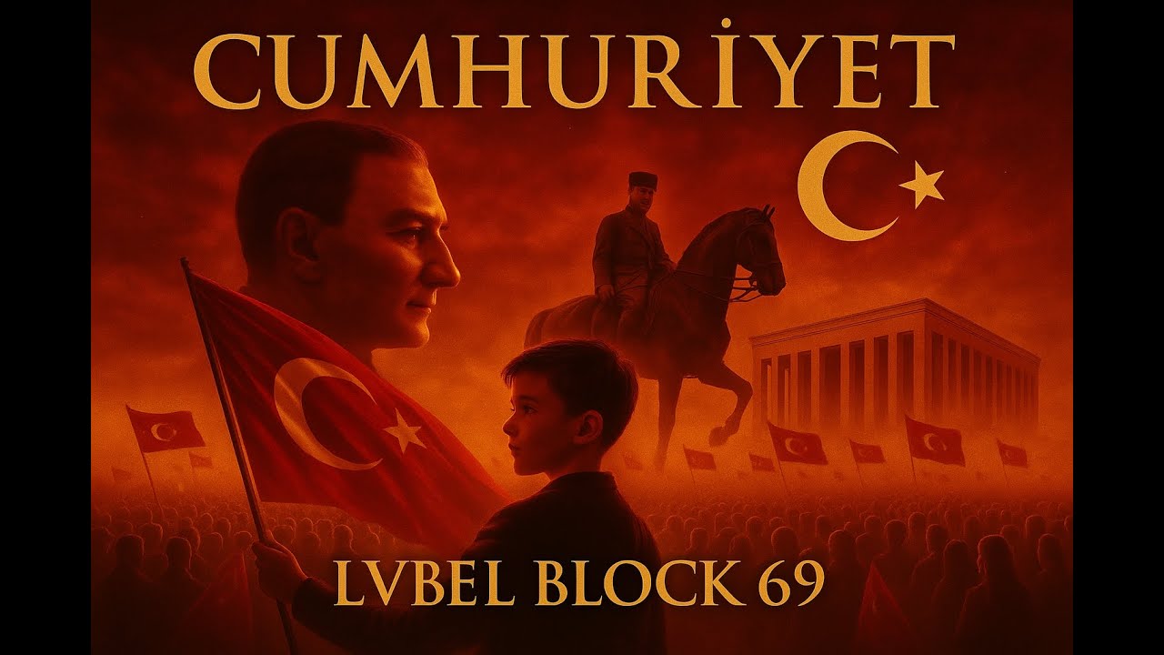 CUMHURİYET 🇹🇷 | Lvbel Block 69 – 29 Ekim Marşı (Resmî Klip) 4K