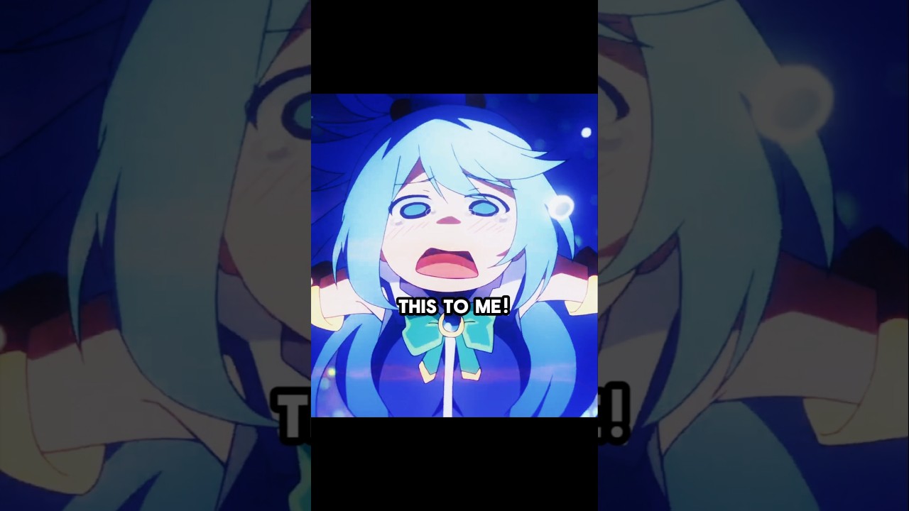 AQUA THOUGHT SHE WAS SAFE 🤣 | #konosuba #anime #amv #story #kazuma