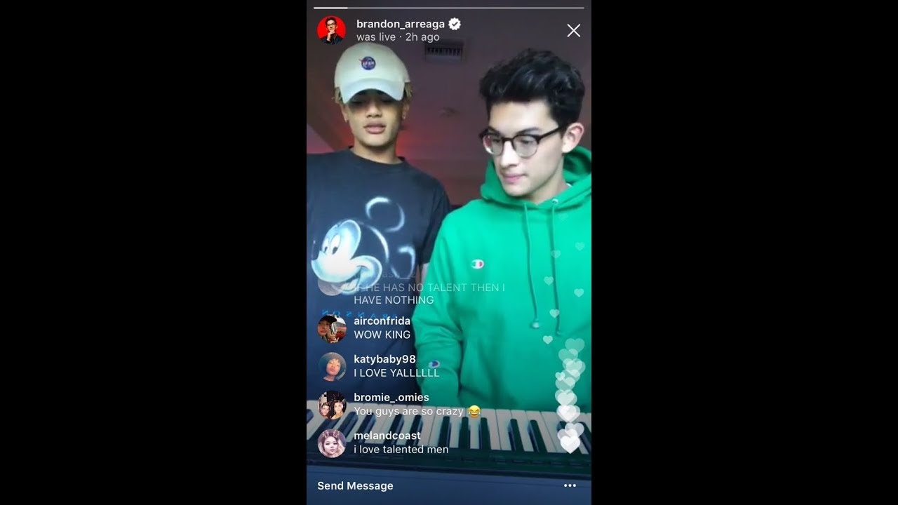 Brandon Arreaga and Zion Kuwonu Instagram Live 10/22/17