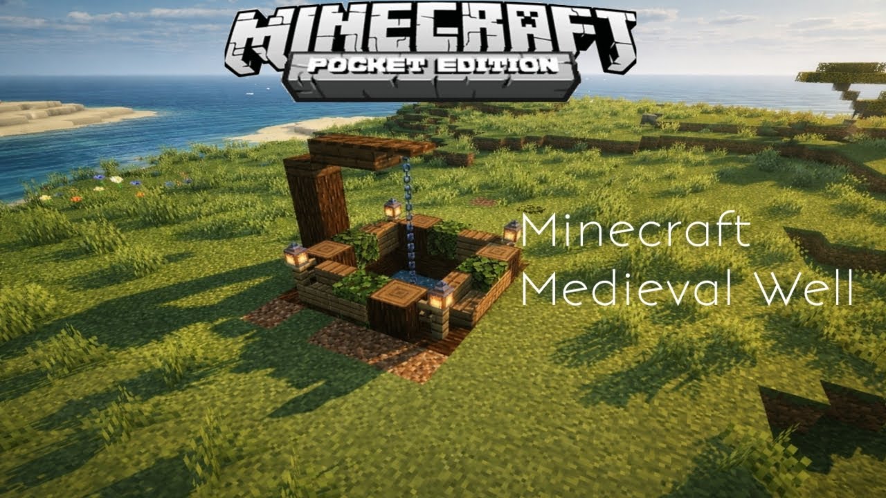 Minecraft Medieval Well Build #minecraft #gaming #shorts #viral #trending #explorepage #explore 
