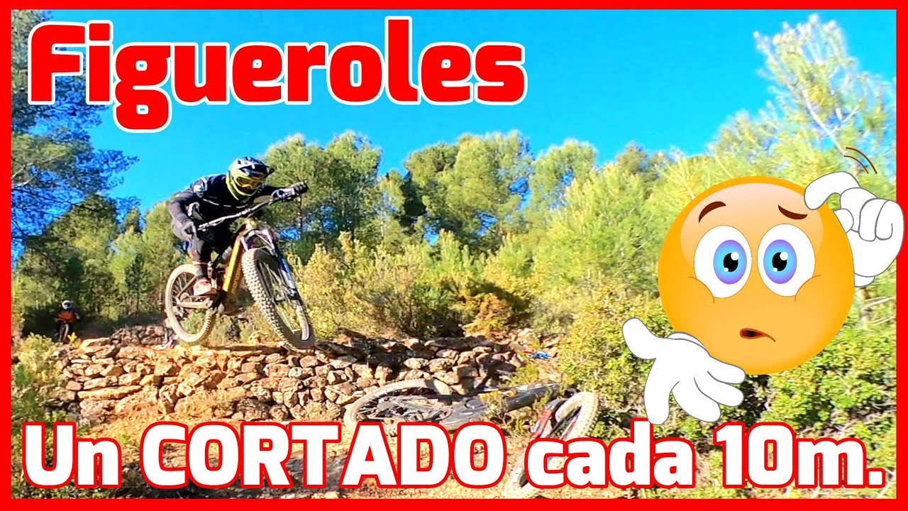 😱¡NUNCA había visto TANTO DROP en una senda!😍🤟 FIGUEROLES Enduro eBike Paradise