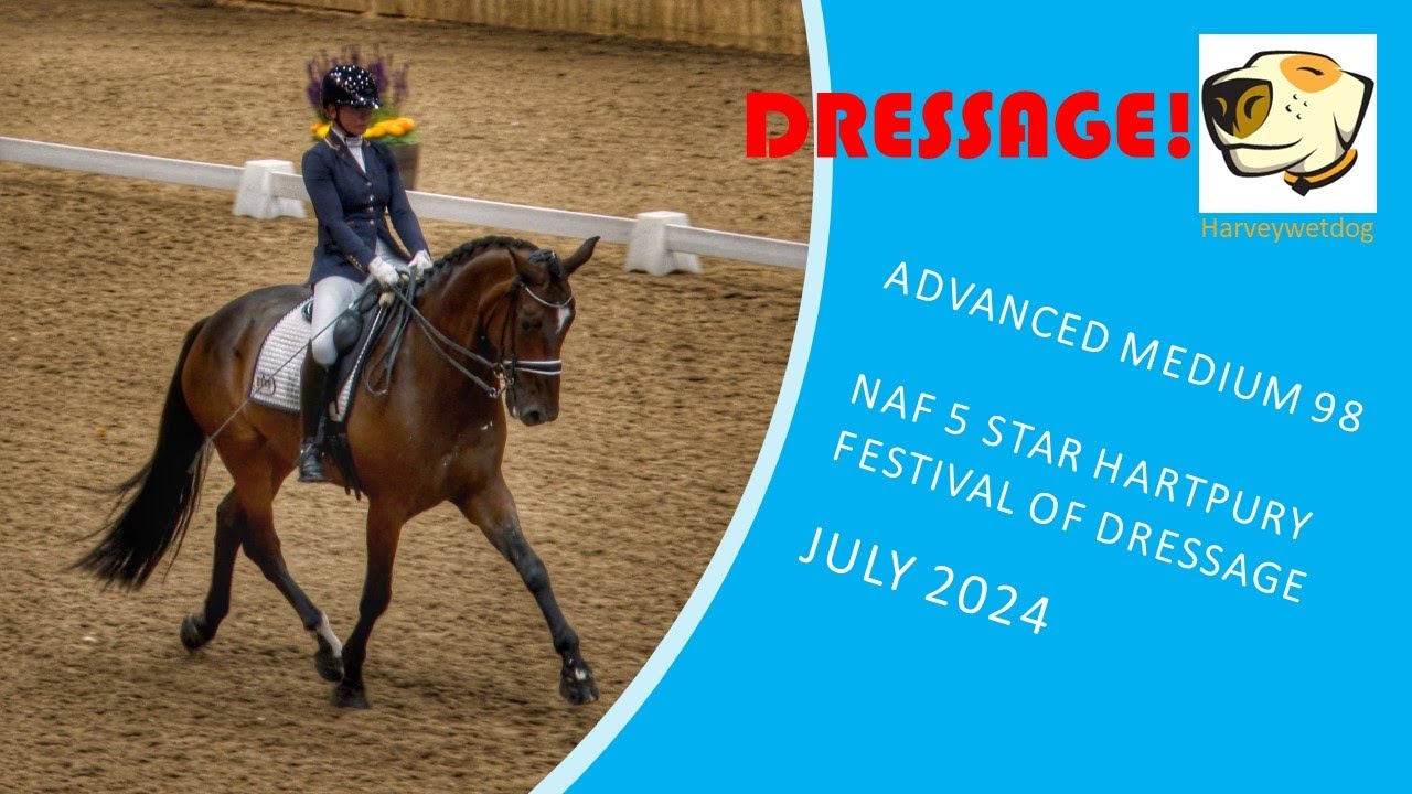 Zoe Sleigh and De Novo at NAF Hartpury Festival of Dressage 2024