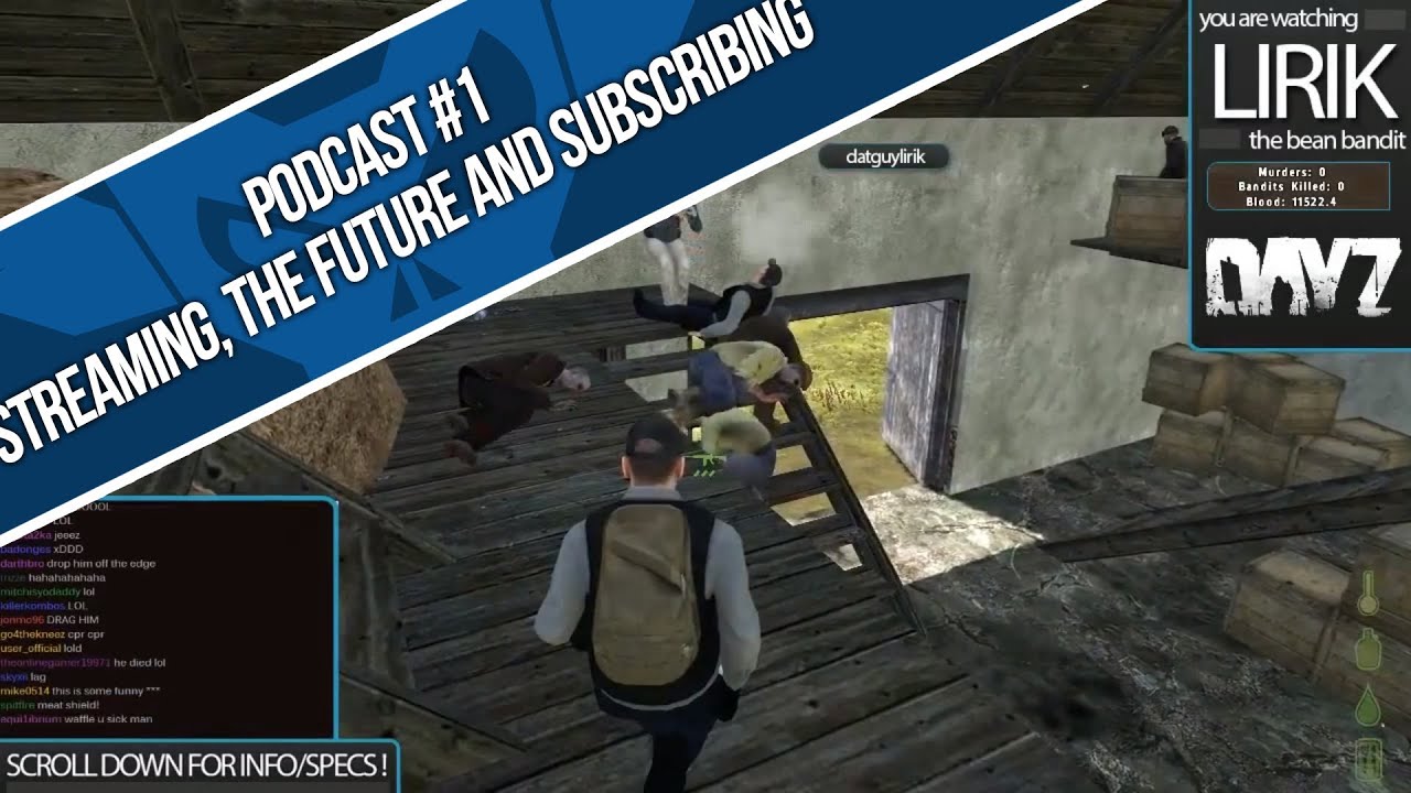 The DatGuyLirik Podcast Episode 01 - Webcams, streaming, the future, and subscribing!