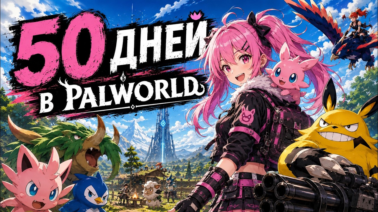 PALWORLD | 50 дней выживания