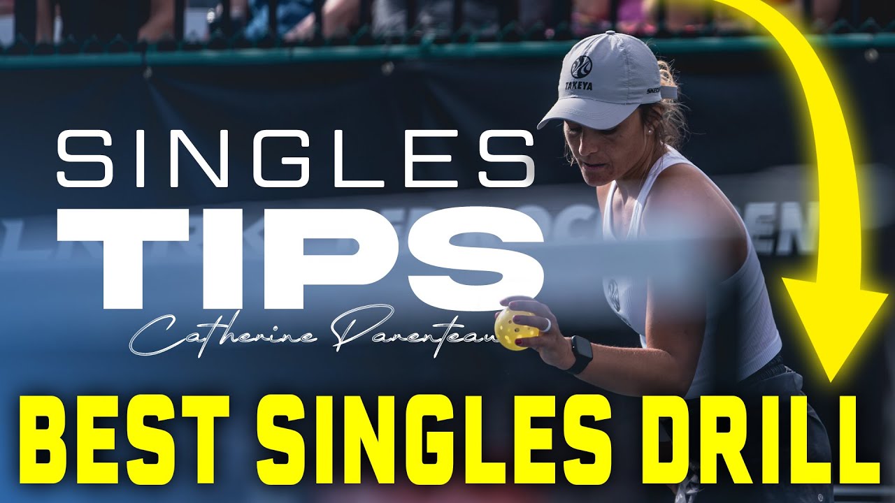 Elevate Your Pickleball Game with Pro-Level SINGLES Drills from Catherine Parenteau!