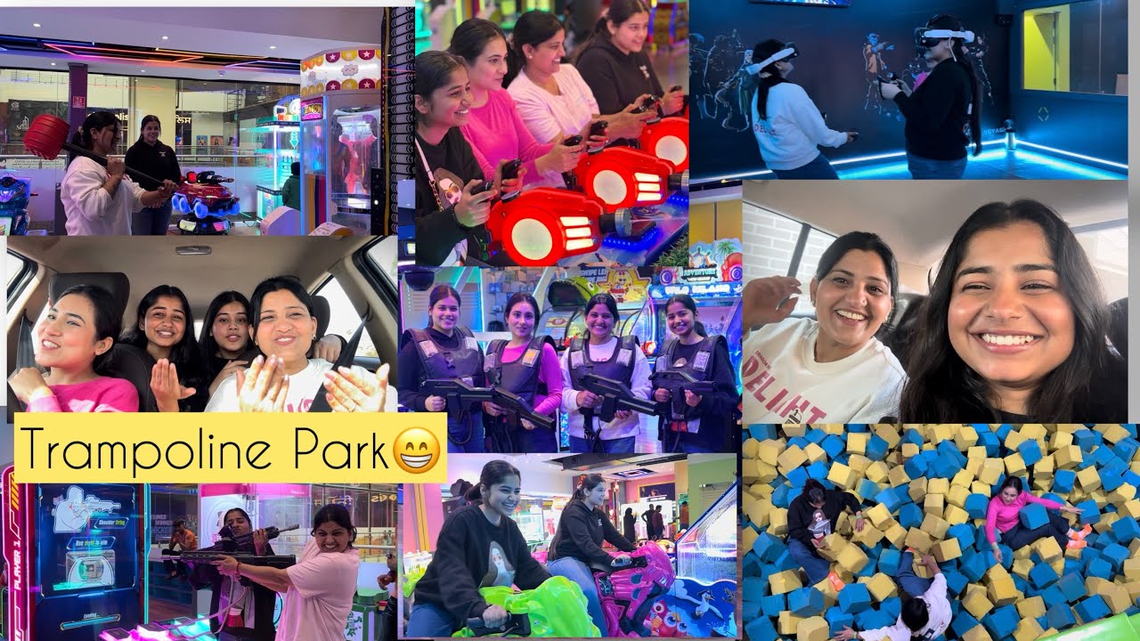 Day Out with Friends & Family at SkyJumper Bathinda 🥰| Anmol Sharma😁