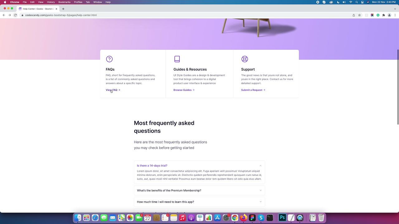 Help Center Design   Geeks UI Multipurpose Bootstrap UI Kit and Admin dashboard template