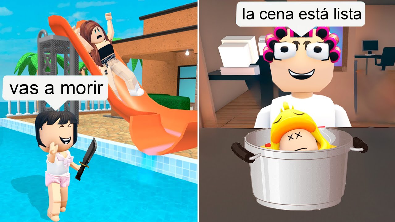 Murder Mystery 2 Momentos Divertidos con la Familia Loca en Roblox!