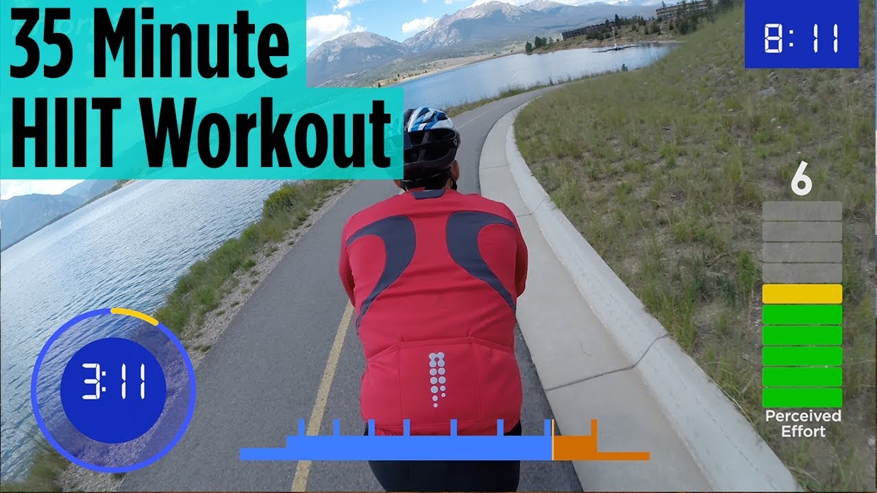35 Minute Indoor Cycling HIIT Workout | Colorado
