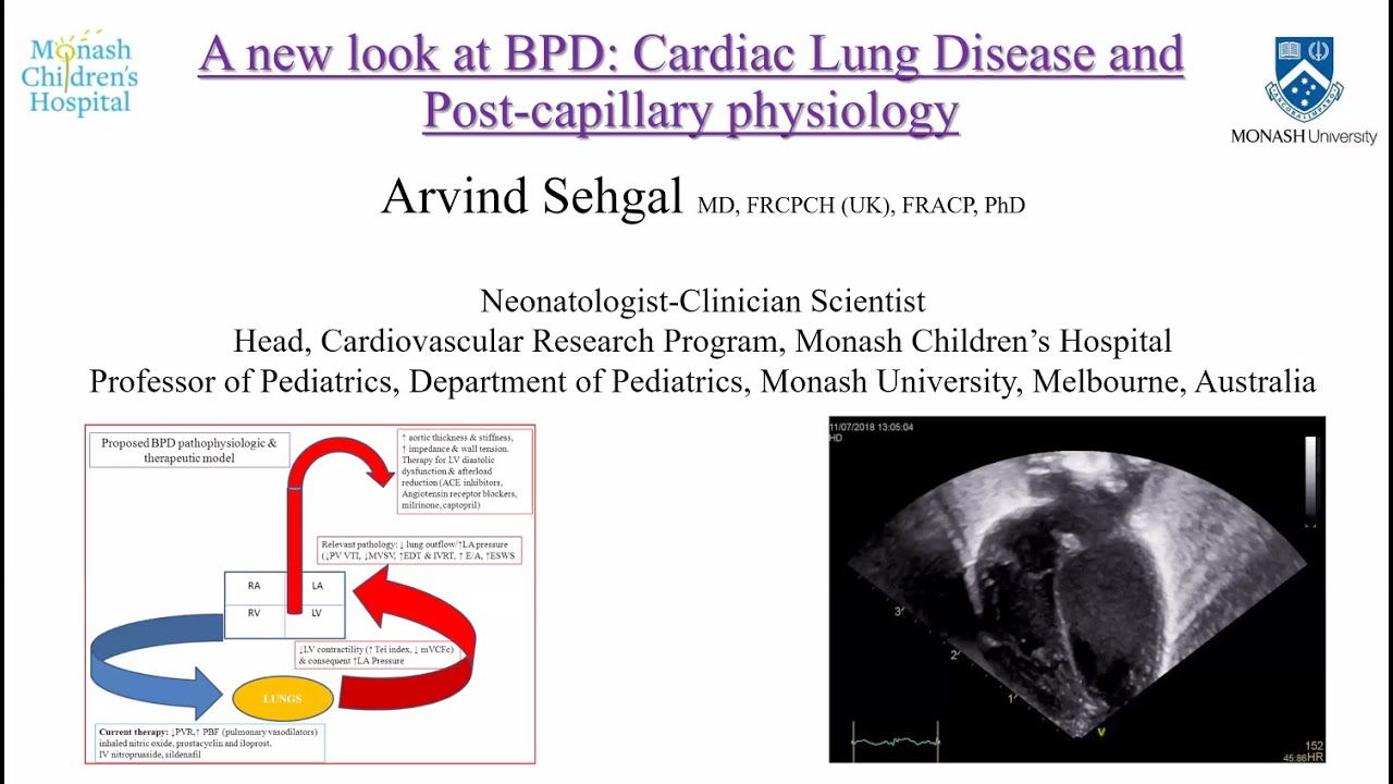 A New Look at BPD: Cardiac Lung Disease and Post-Capillary Physiology