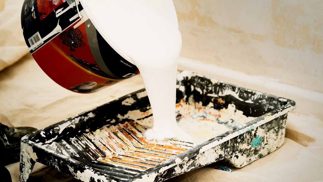 ASMR Mixing dense paint 1h