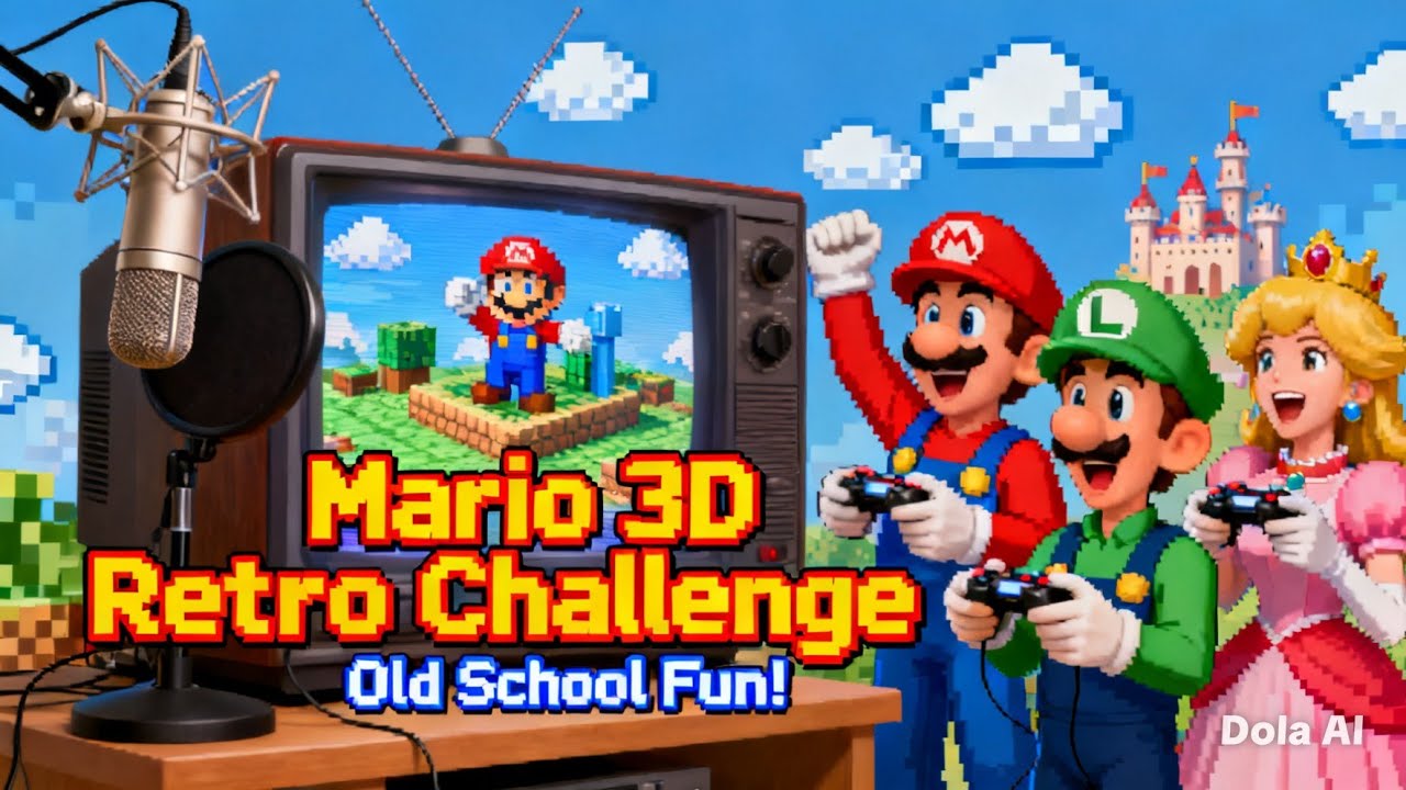 Mario 3D con mis primos y mi hermana parte 3 
