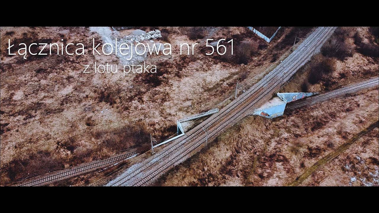 Łącznica kolejowa nr 561 w porannej mgle