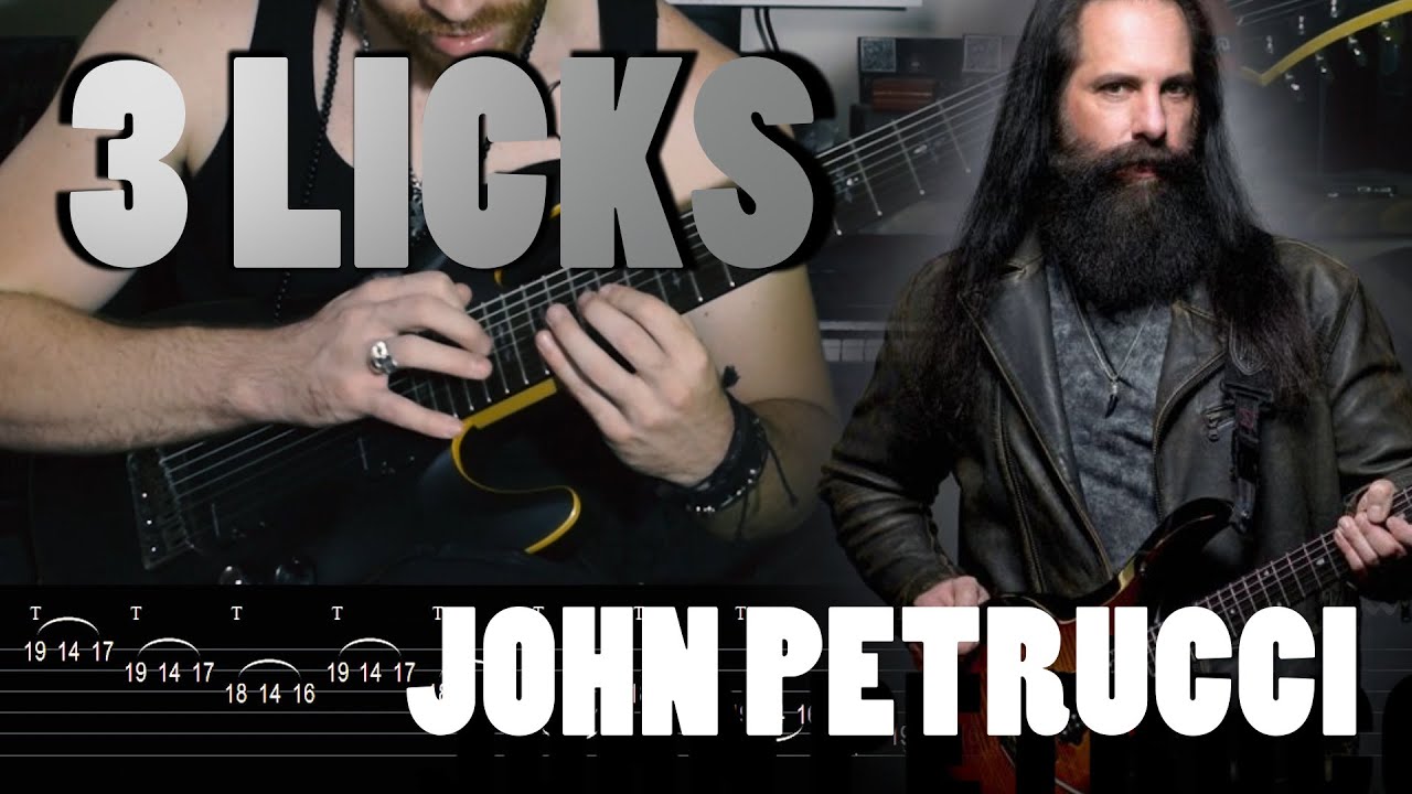 3 LICKS AL ESTILO DE JOHN PETRUCCI