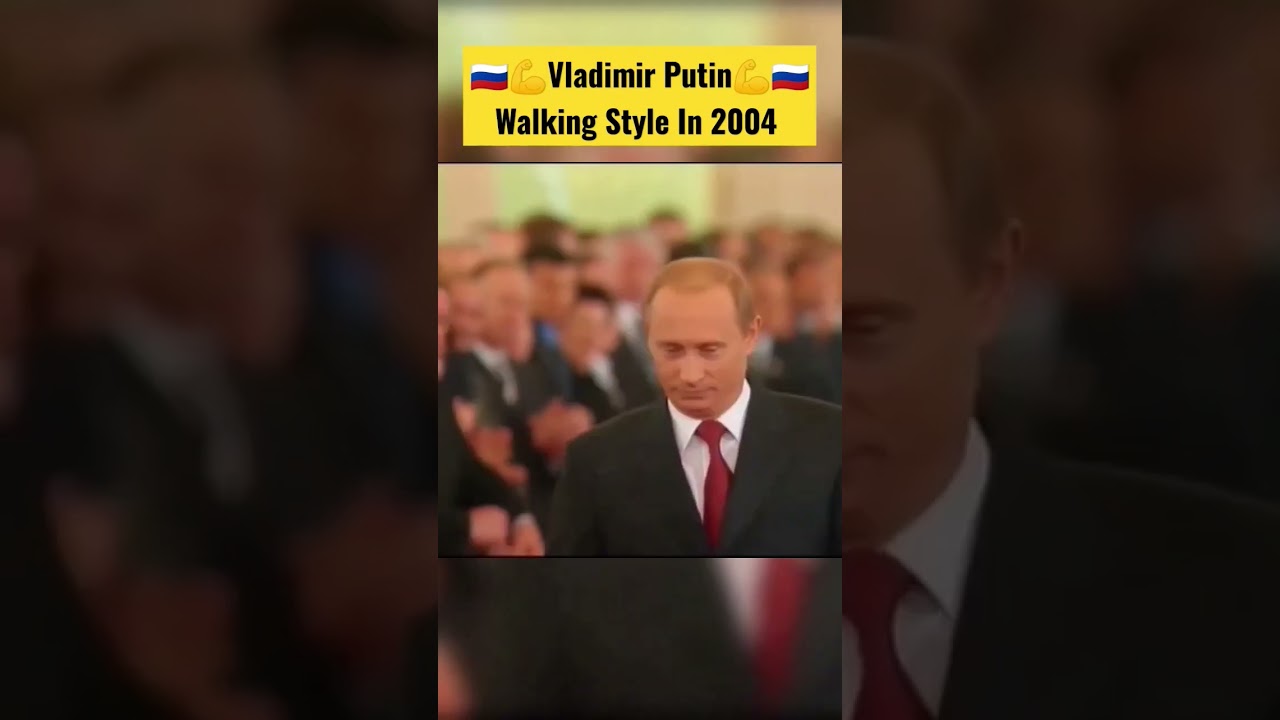 Vladimir Putin Walking Style | putin shorts #russia #putin #moscow #kremlin #shorts