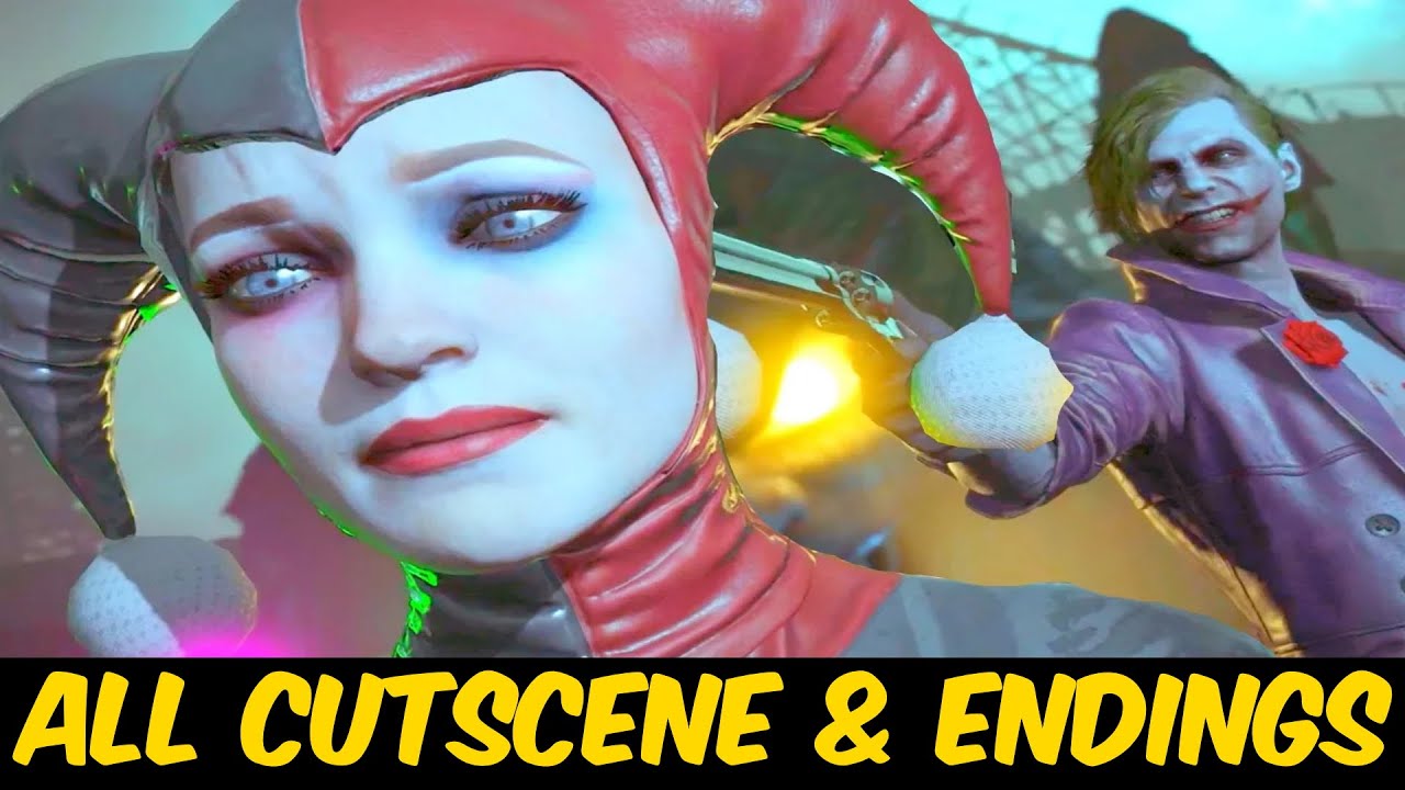 Injustice 2 All Harley Quinn Cutscenes & Ending