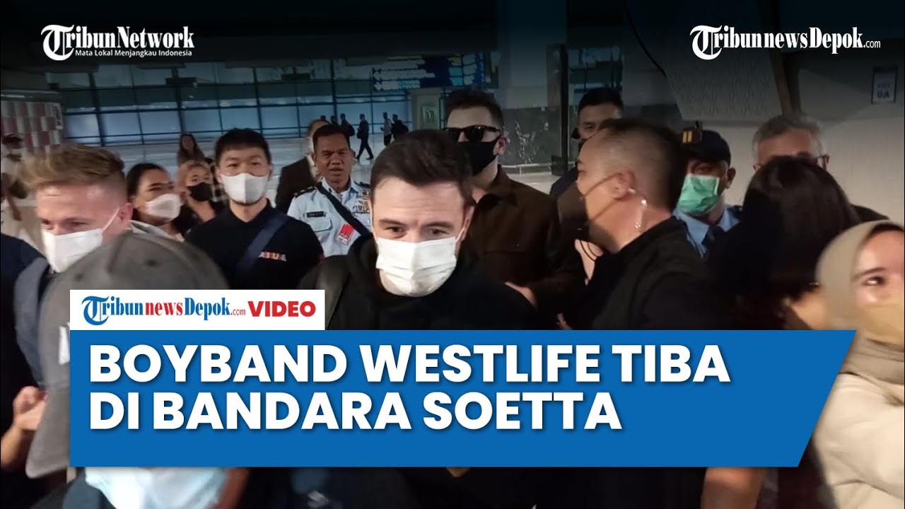 Boyband Westlife Tiba di Bandara Soekarno Hatta
