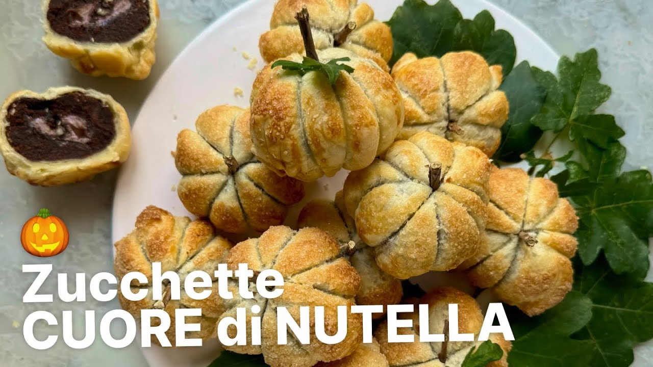 Crea la Magia di Halloween: Zucche Dolci con Nutella in 10 Minuti! 🎃
