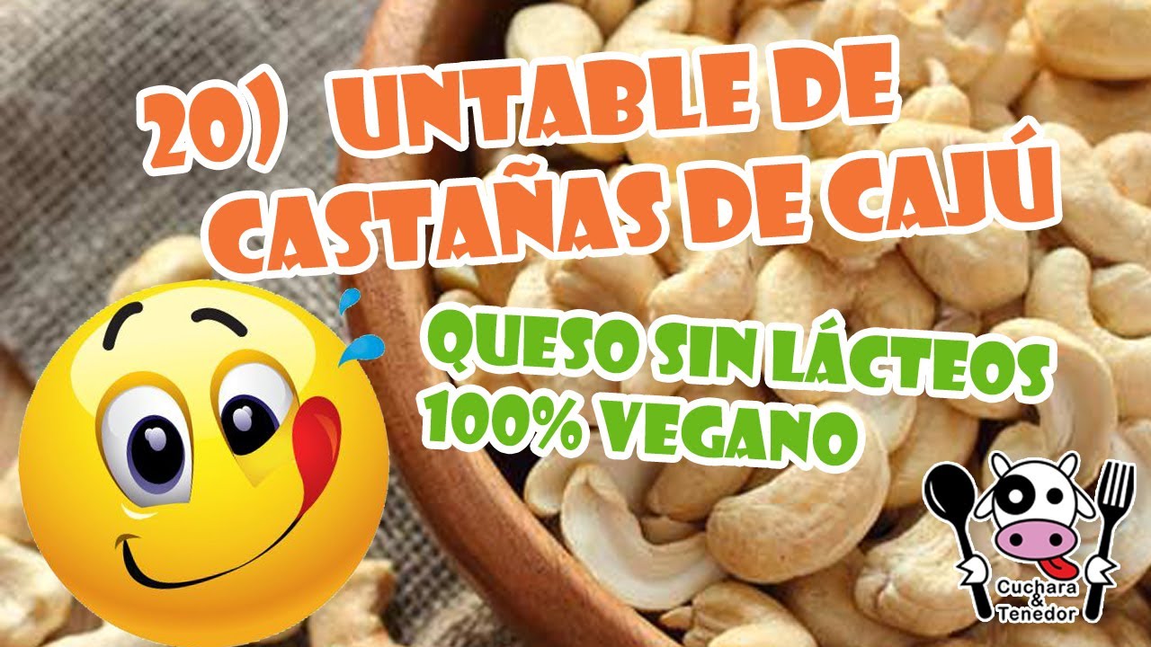 QUESO VEGANO DE CASTAÑAS DE CAJÚ | LIBRE DE LÁCTEOS
