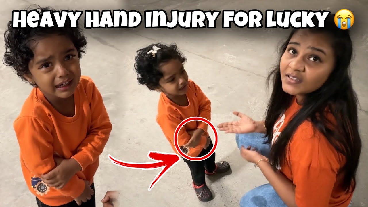 Second Time இப்படி ஆகுது…😭 HAND INJURY for Lucky 😓 | Allu loves Priya