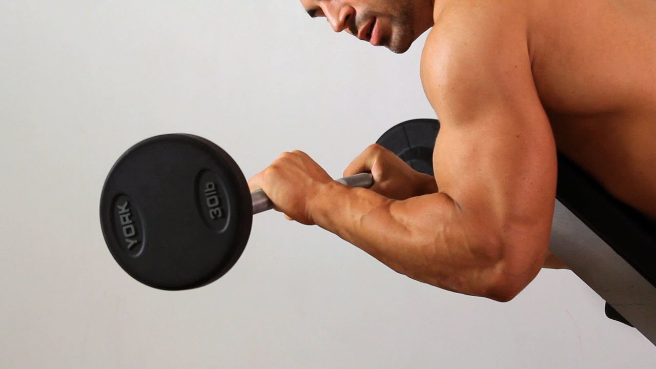 How to Do an Angled Prone Reverse Curl | Arm Workout
