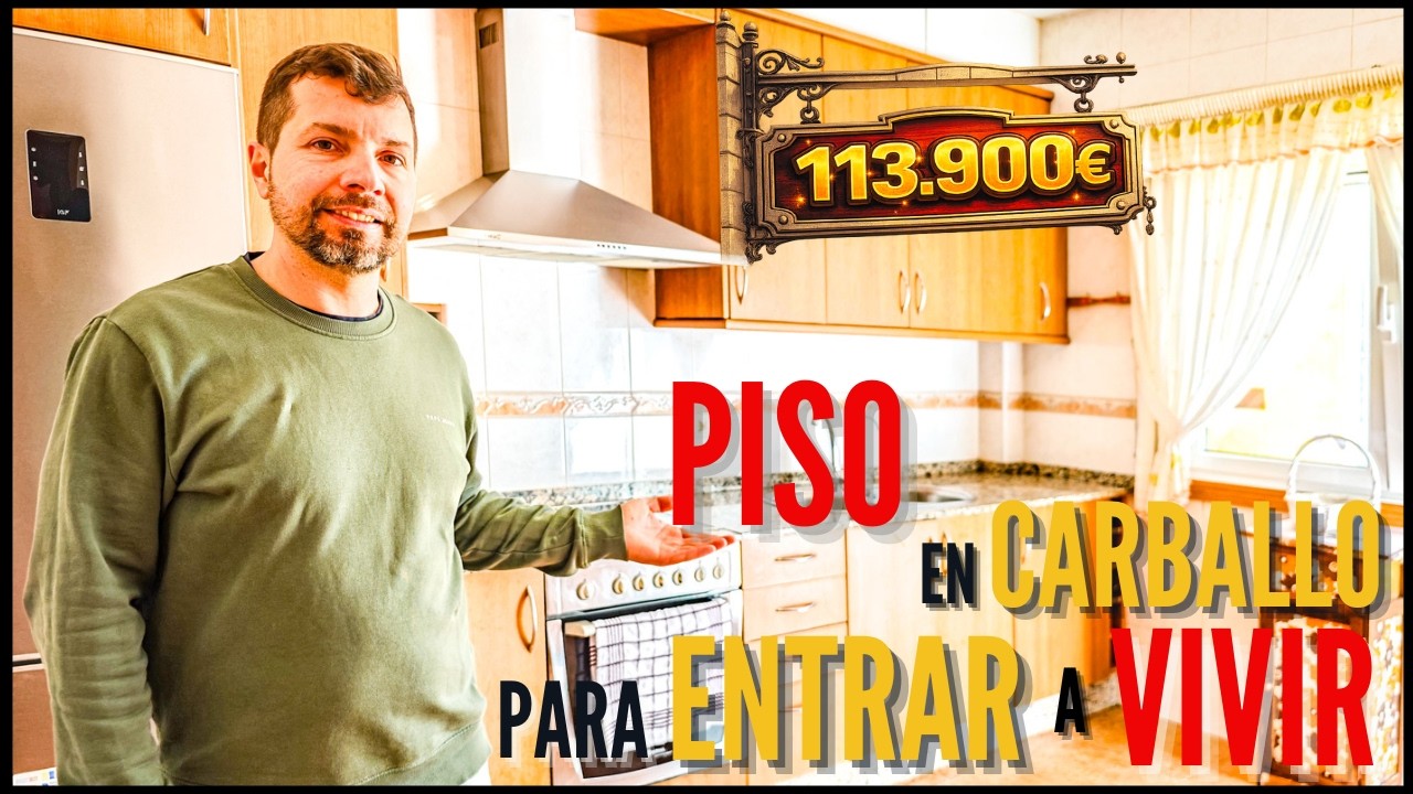 ✨Piso en venta en Carballo(A Coruña) | 3 dormitorios + 2 balcones + 129 m² por 113.900€.