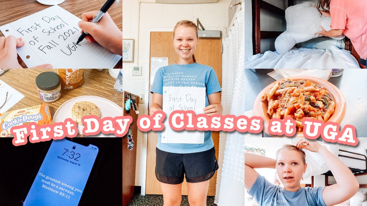 First Day of Class At The University of Georgia // first day of school vlog