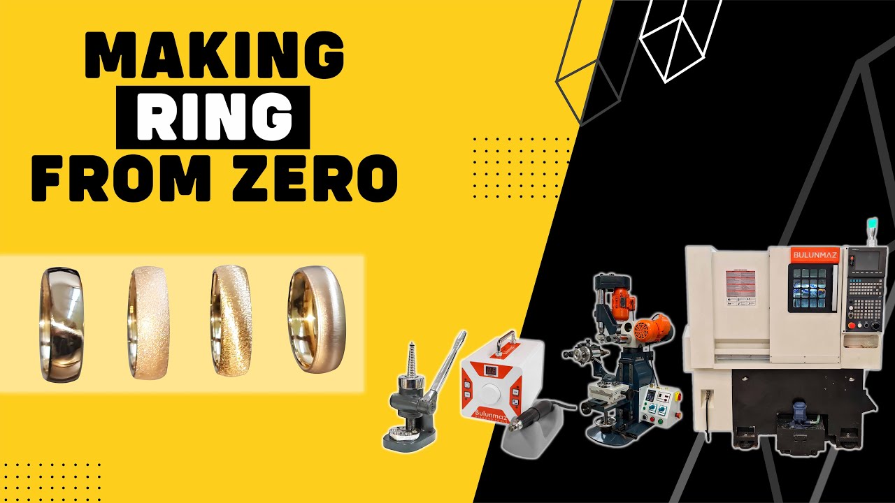 We made 4 different rings with 4 machines !