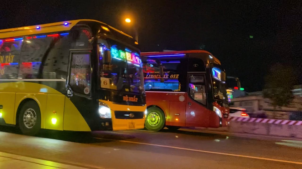 [424] NGẮM XE KH&Aacute;CH GIƯỜNG NẰM B&Igrave;NH ĐỊNH V&Ocirc; S&Agrave;I G&Ograve;N #xekhach #giuongnam #travel #benxe
