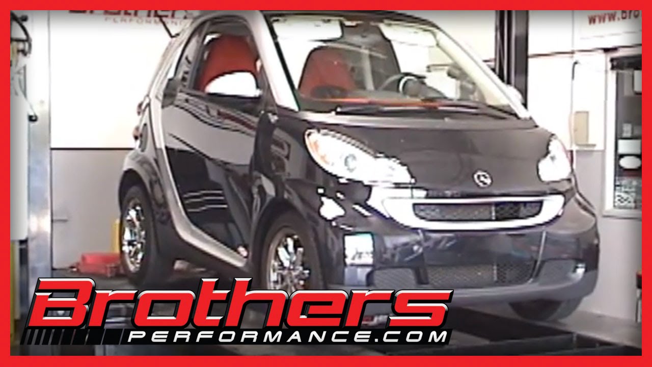 Smart Car Dyno Test With Performance Exhaust Headers
