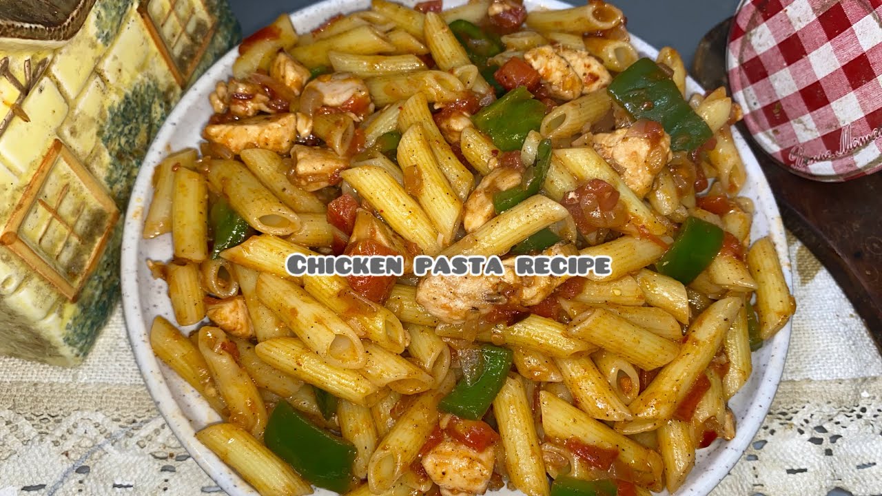 How to make Chicken Pasta Recipe At Home/How To Make Chicken Pasta without cheese 