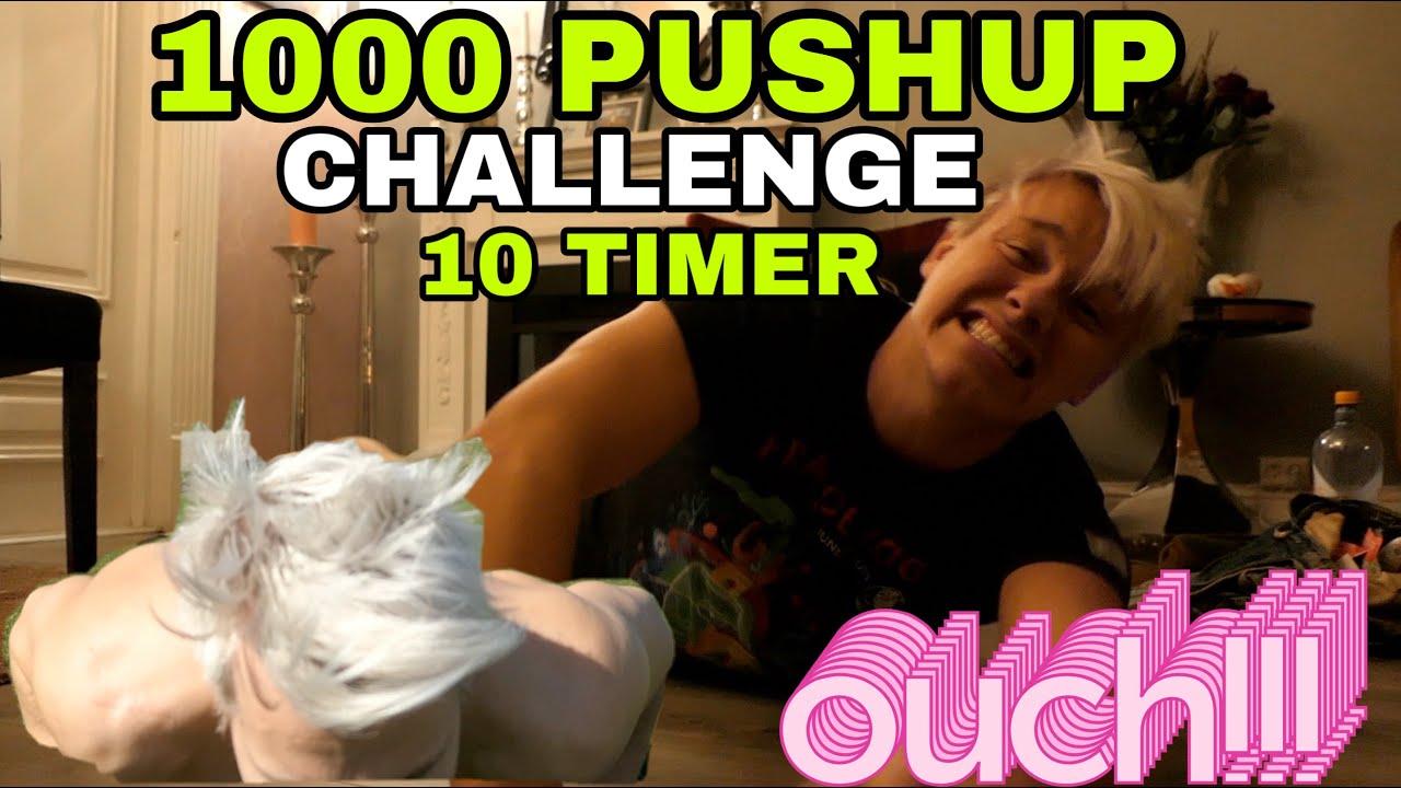 PRØVER Å TA 1000 PUSHUPS på 10 timer/CHALLENGE