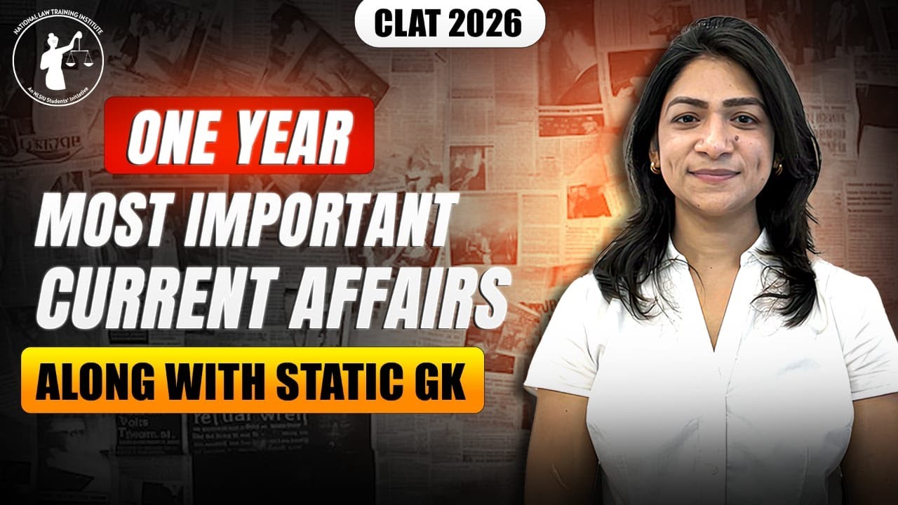 One Year MOST IMPORTANT CURRENT AFFAIR TOPICS | Along with STATIC G.K.