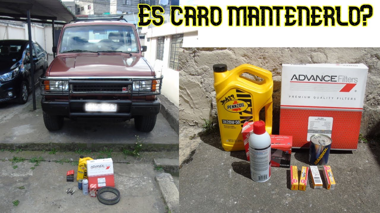 Cuanto Cuesta el mantenimiento de un Isuzu Trooper+ Como hacerlo(Aceite y Alcohol)