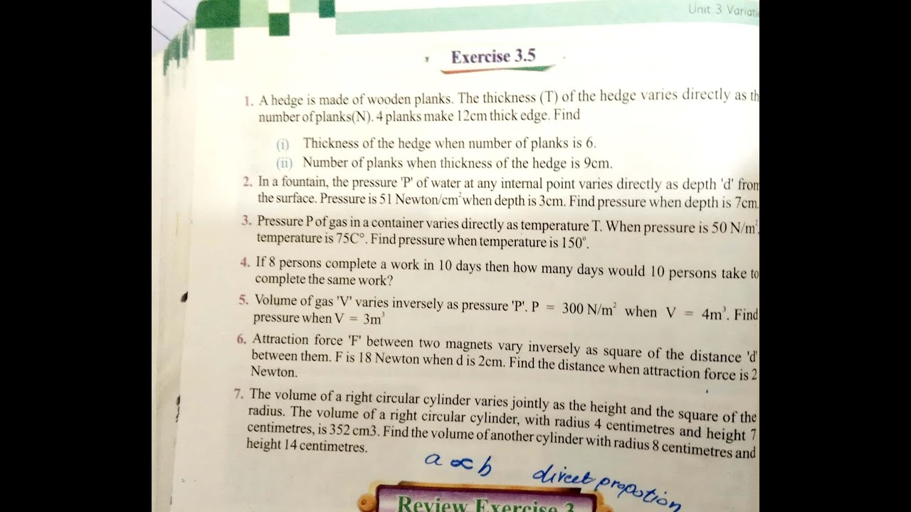 Class 10 math Chapter 3 Exercise 3.5 All Questions/ Kpk Board/ learn to rise channel