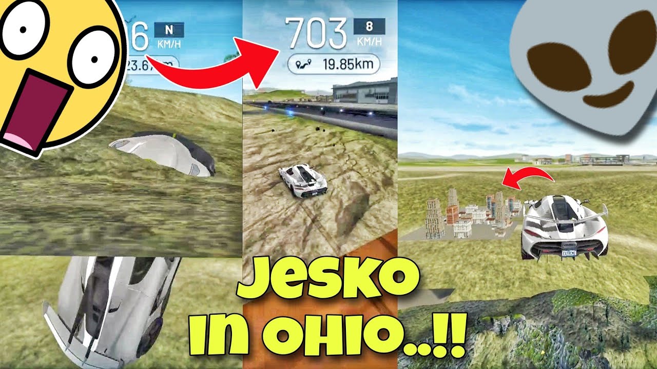 Koenigsegg jesko in Ohio 👽😂||Extreme car driving simulator||