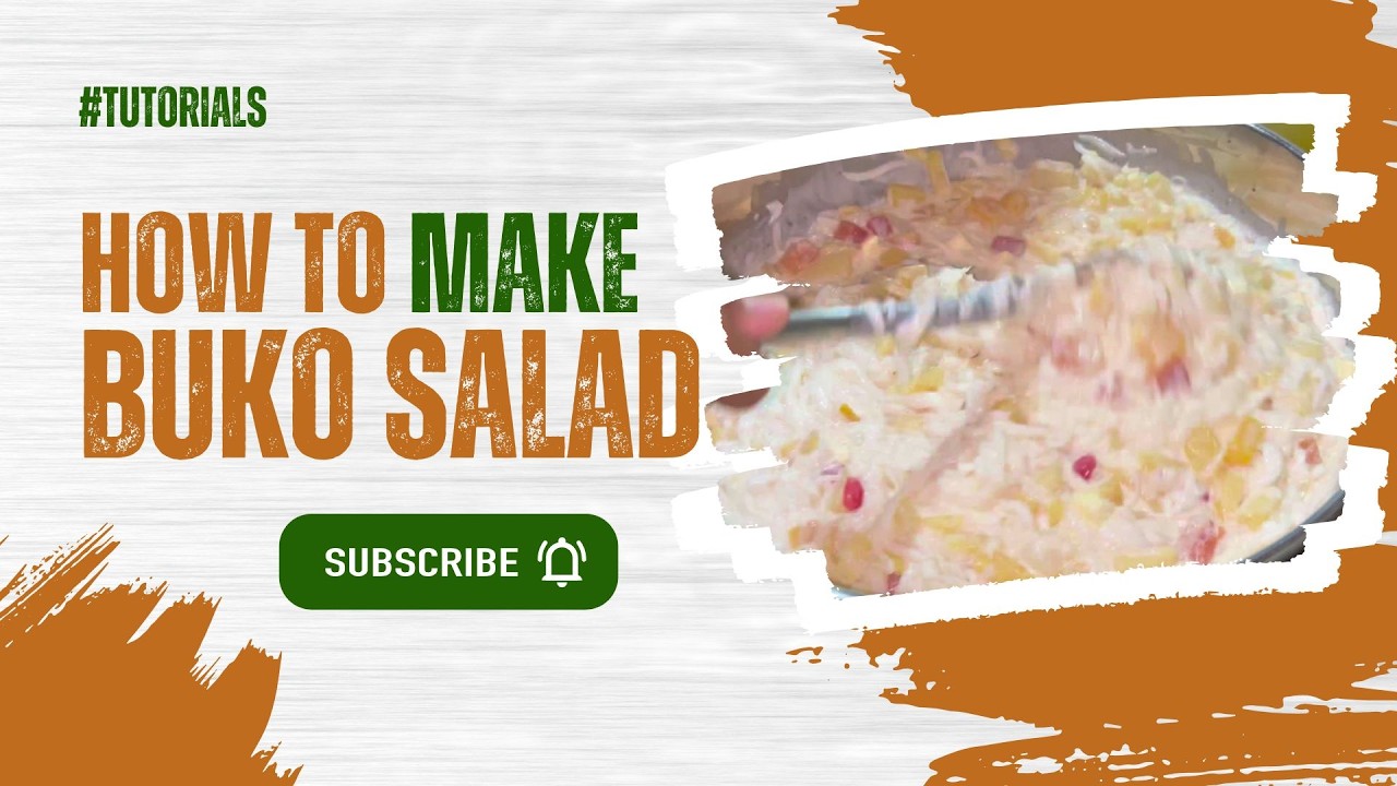 How to make Buko Salad