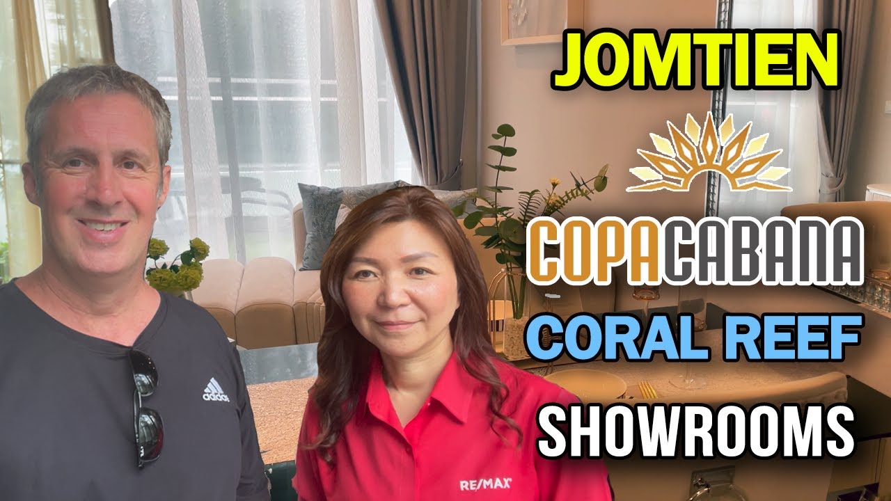 Jomtien Copacabana Coral Reef Condo Showroom and Construction Update. Pattaya, Thailand 🇹🇭